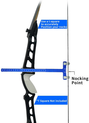 50pcs Bow string Nock Nocking Points Protector– Brass Nocks